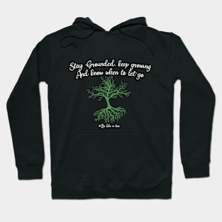 Stay grounded keep growing and know when to let go Hoodie